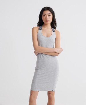 Superdry City Jacquard Bodycon Női Ruhák Szürke | DWVYH3052